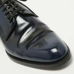 Dior Two Tone Patent Leather Lace Up Derby Size 41