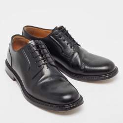 Dior Black Leather Lace Up Oxfords Size 41