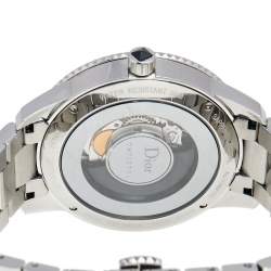 Dior Black Stainless Steel Christal CD115510M001 Men's Wristwatch 42 mm 