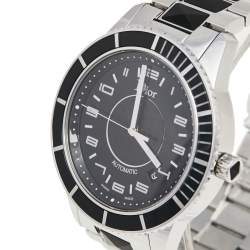 Dior Black Stainless Steel Christal CD115510M001 Men's Wristwatch 42 mm 