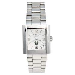 Christian Dior Silver Stainless Steel Riva UAE NOS D101100 Men's Wristwatch 31 mm
