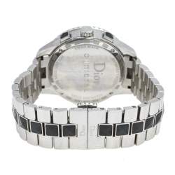 Dior Black Stainless Steel Christal CD114317M001 Unisex Wristwatch 38 mm