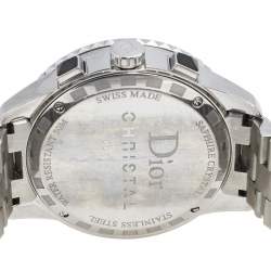 Dior Black Stainless Steel Christal CD114317M001 Unisex Wristwatch 38 mm