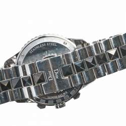 Dior Black Stainless Steel Christal CD114317M001 Unisex Wristwatch 38 mm