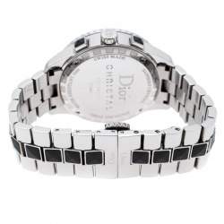 Dior Black Stainless Steel Christal CD14317 Men's Wristwatch 38 mm