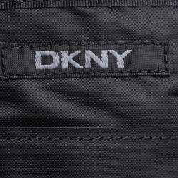 Pre Owned DKNY Black Nylon Garment Luggage Travel Bag