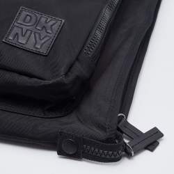 Pre Owned DKNY Black Nylon Garment Luggage Travel Bag