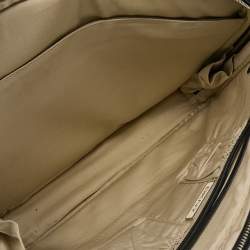 Pre Owned Dkny Black Canvas and Leather Laptop Bag