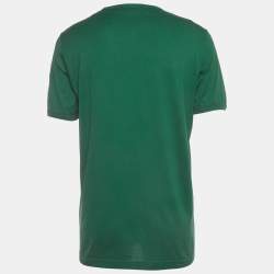 Pre Owned Dolce & Gabbana Green Jersey Crewneck T-Shirt XXL