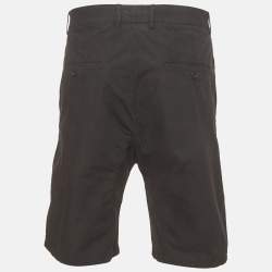 Pre Owned Dolce & Gabbana Black Cotton Regular Fit Shorts M 