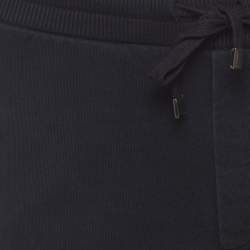 Pre Owned Dolce & Gabbana Navy Blue Jersey Drawstring Joggers S