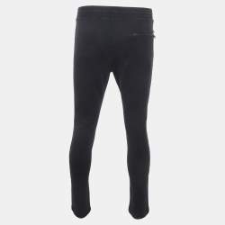 Pre Owned Dolce & Gabbana Navy Blue Jersey Drawstring Joggers S