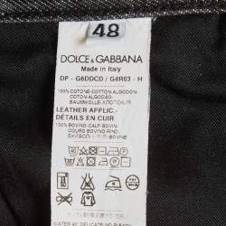 مملوكة مسبقًا Dolce & Gabbana Black Denim 16 Classic M/Waist 32"