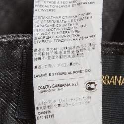 مملوكة مسبقًا Dolce & Gabbana Black Denim 16 Classic M/Waist 32"