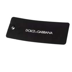 Pre Owned Dolce & Gabbana Black Logo Embroidered Cotton Baseball Cap (57)