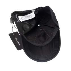 Pre Owned Dolce & Gabbana Black Logo Embroidered Cotton Baseball Cap (57)