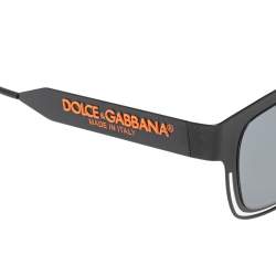 Pre Owned Dolce & Gabbana Black DG2232 Wayfarer Sunglasses