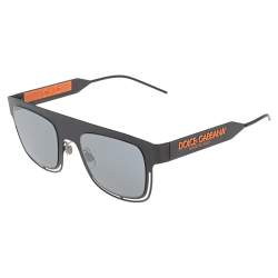 Pre Owned Dolce & Gabbana Black DG2232 Wayfarer Sunglasses