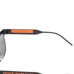 Pre Owned Dolce & Gabbana Black DG2232 Wayfarer Sunglasses