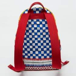 Dolce & Gabbana Multicolor Nylon Zaino Printed Backpack