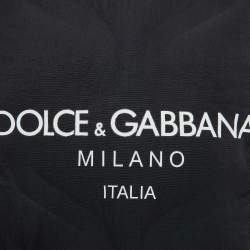 Dolce & Gabbana Black Nylon Logo Crossbody Bag