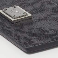 Pre Owned حافظة بطاقات دولتشي اند غابانا جلد سوداء