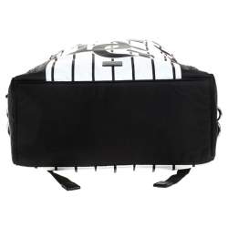 Dolce & Gabbana Black/White Royal King Print Backpack