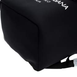 Dolce & Gabbana Black Neoprene Fabric Palermo Tecnico Backpack 