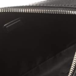 Dolce & Gabbana Black Leather Gothic Messenger Bag