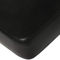 Dolce & Gabbana Black Leather Gothic Messenger Bag