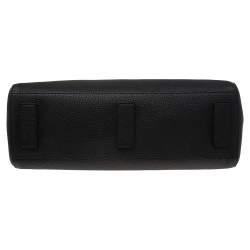 Pre Owned Dolce & Gabbana Black Leather Sicily Work Briefcase