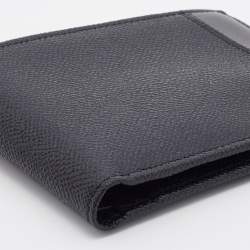 Pre Owned Dolce & Gabbana Black Leather Bifold Wallet
