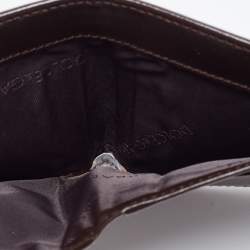 Dolce & Gabbana Dark Brown Snakeskin Bifold Wallet