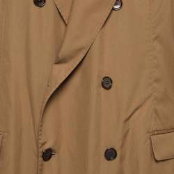 Pre Owned Dolce & Gabbana Brown Cotton Double-Breasted Pants Suit 4XL