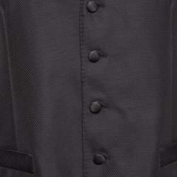 Dolce & Gabbana Black Wool Blend Tailored Wool 3 Pc Suit Set L