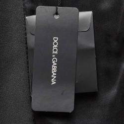 Dolce & Gabbana Black Wool Blend Tailored Wool 3 Pc Suit Set L