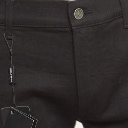 Pre Owned Dolce & Gabbana Black Denim Stretch Jeans XL Waist 36"