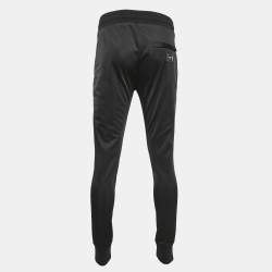 Pre Owned Dolce & Gabbana Black Jersey Jogger Pants M