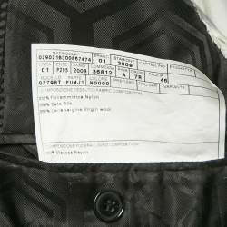 Dolce & Gabbana Black Wool Single Breasted Martini Blazer S