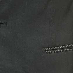 Dolce & Gabbana Black Wool Single Breasted Martini Blazer S