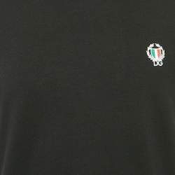 Pre Owned Dolce & Gabbana Underwear Black Cotton Crewneck T-Shirt L