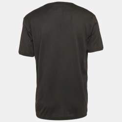 Dolce & Gabbana Black Jersey V-Neck T-Shirt XXL