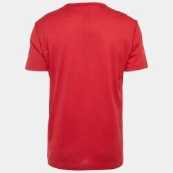 Dolce & Gabbana Red Jersey Crew Neck T-Shirt L