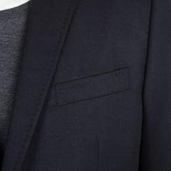 مملوكة مسبقًا Dolce & Gabbana Martini Navy Blue Wool Tailored Two Button Blazer XL