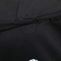 Pre Owned Dolce & Gabbana Black Knit Marina Print Hoodie S