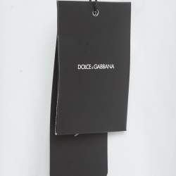 مملوكة مسبقًا قميص دولتشي أند غابانا كتان أبيض نصف كم مقاس ثلاث مرات كبير جداً