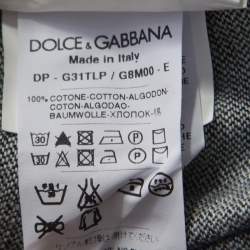 Pre Owned Dolce & Gabbana 14 Gold Indigo Dark Wash Denim Straight Fit Jeans XS