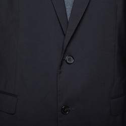 Pre Owned Dolce & Gabbana Black Wool Tailored Martini Suit 4XL