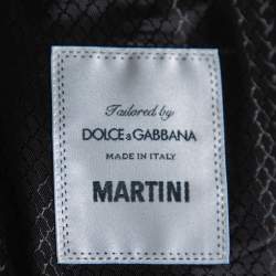 Pre Owned Dolce & Gabbana Black Wool Tailored Martini Suit 4XL