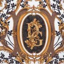 Pre Owned تي شيرت دولتشي أند غابانا رقبة مستديرة قطن طباعة شعار أبيض مقاس صغير جداً